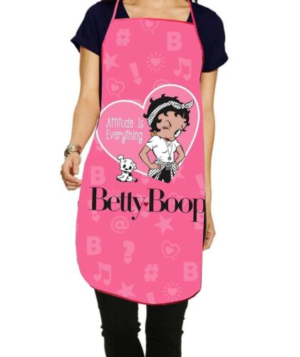 Betty Boop Collectible Kitchen Grilling Apron " Attitude Is Everything" Gift NEW